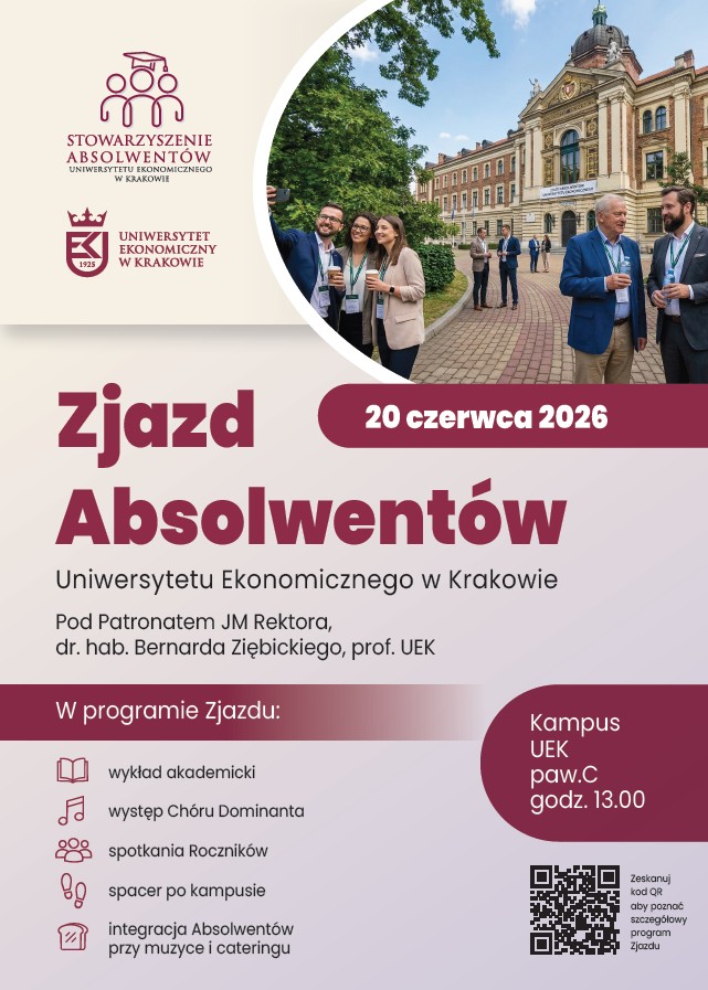 Zjazd Absolwentów Uniwersytetu Ekonomicznego w Krakowie - informacje